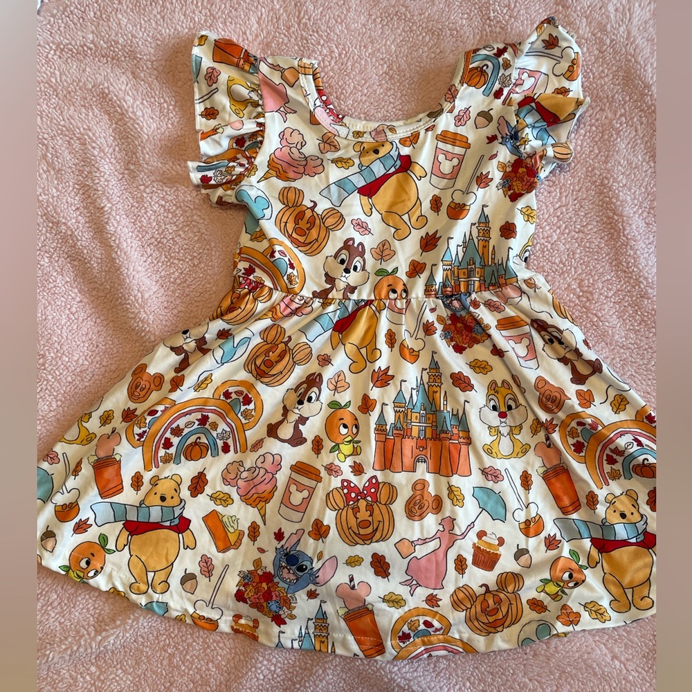 Bamboo fall Disney dress NWOT